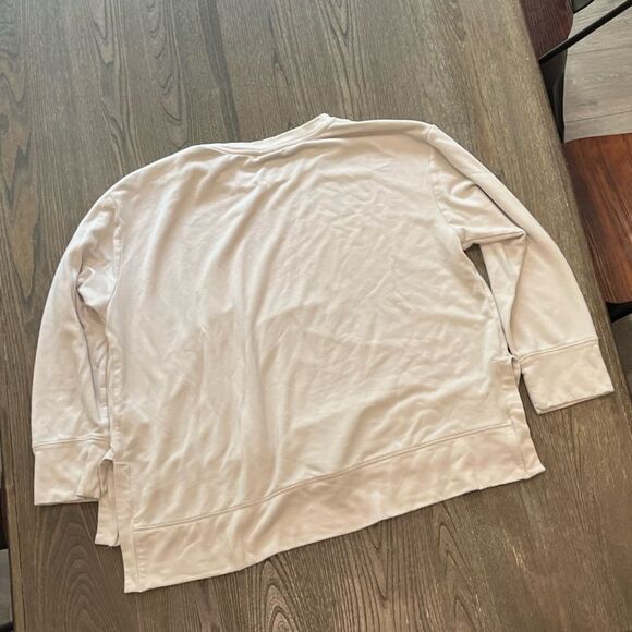 Ava & Viv Light Pink Fleece Pullover Sweatshirt Crew Neck Size 2X - Picture 3 of 4